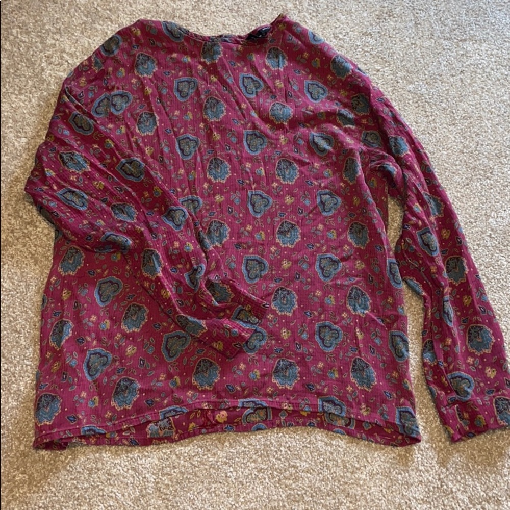 Paisley Long Sleeve Shirt